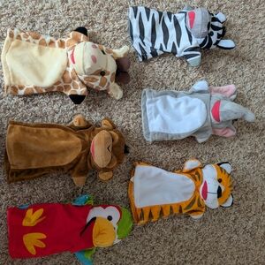 Animal Hand Puppets Set